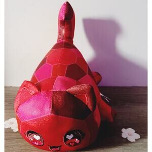 Aphmau Meemeows 11” Ruby Cat Celestial Litter Large Plush EUC